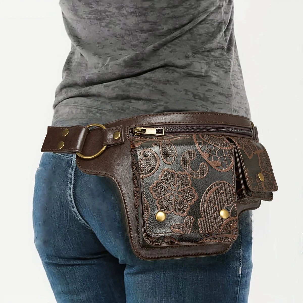 Utility Belt Waist Pack – Multi-Compartment Hip Pouch for Hiking, Camping & Travel