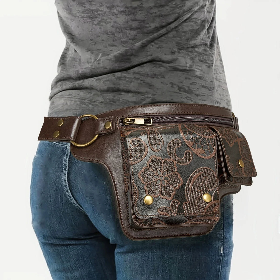 Utility Belt Waist Pack – Multi-Compartment Hip Pouch for Hiking, Camping & Travel