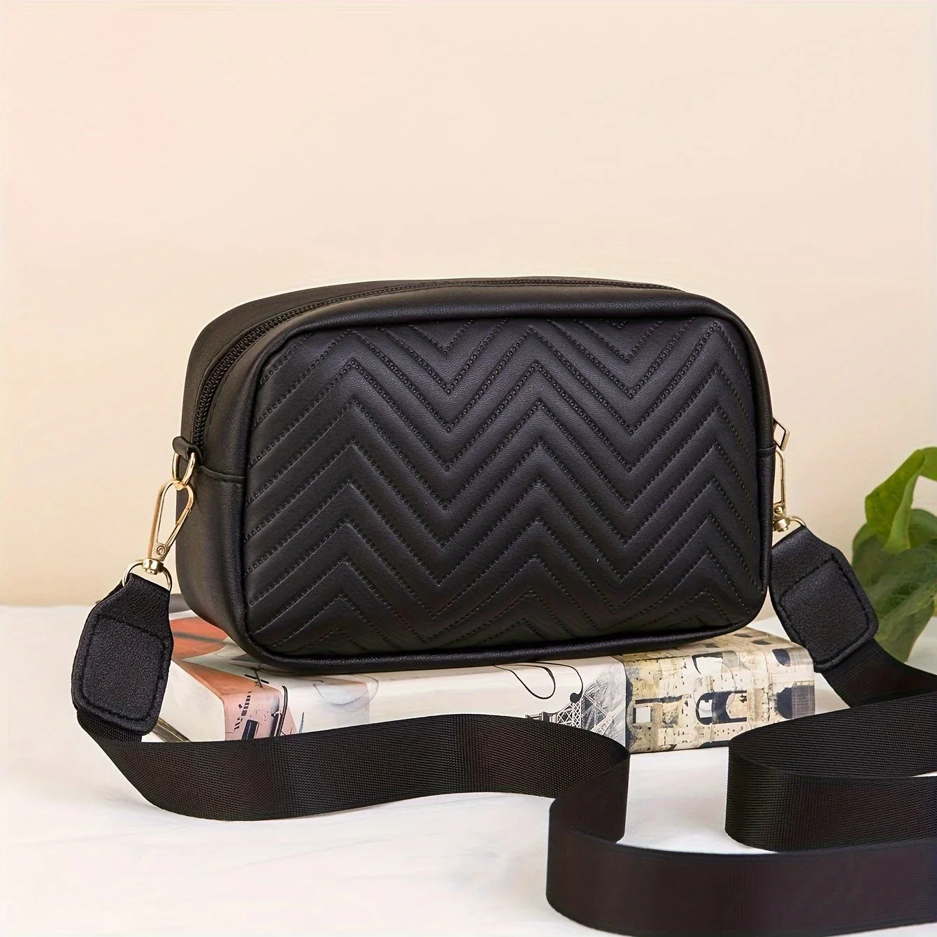 Mini Quilted Crossbody Bag & Phone Wallet