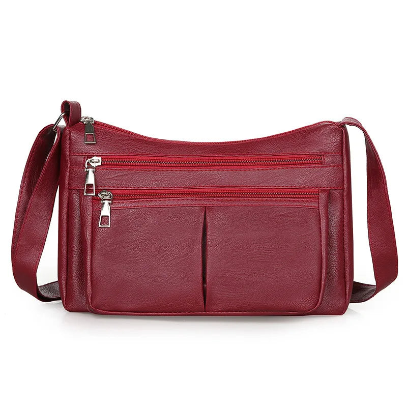 Women's Korean Handbag – 2026 Trend Luxury Soft Leather Shoulder & Crossbody Bag