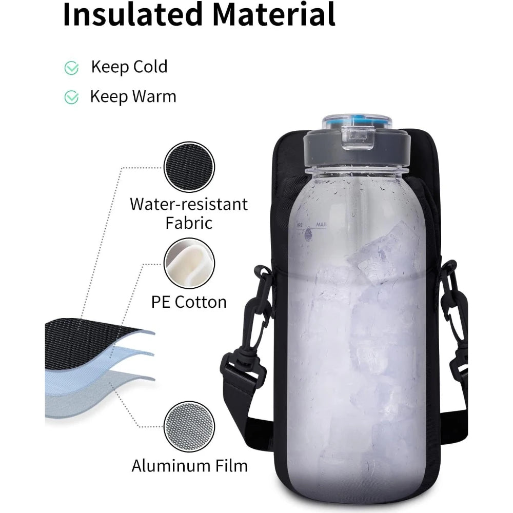 Magnetic Fitness Water Bottle Bag – Waterproof Portable Hanging Messenger Bag