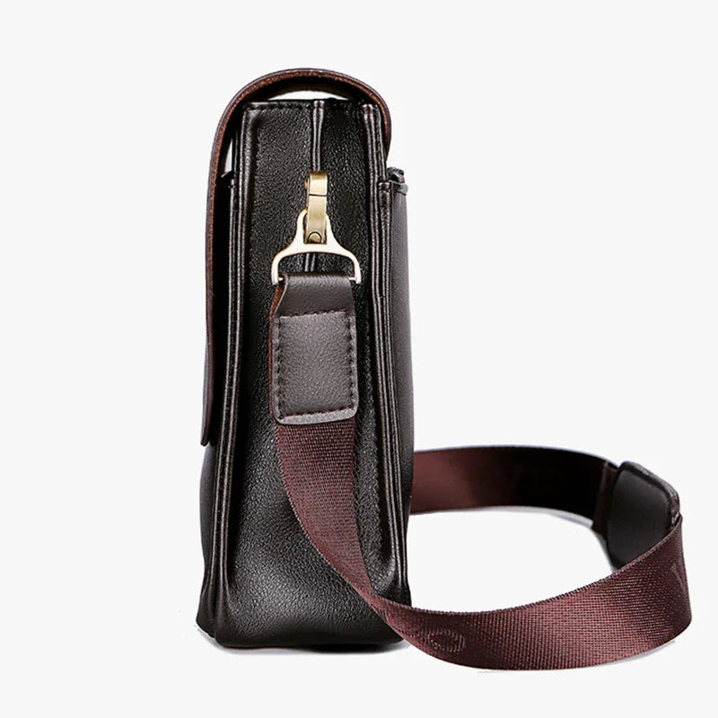 Men's Trendy Vertical Shoulder Bag – Leisure Business Inclined Single Strap Bag