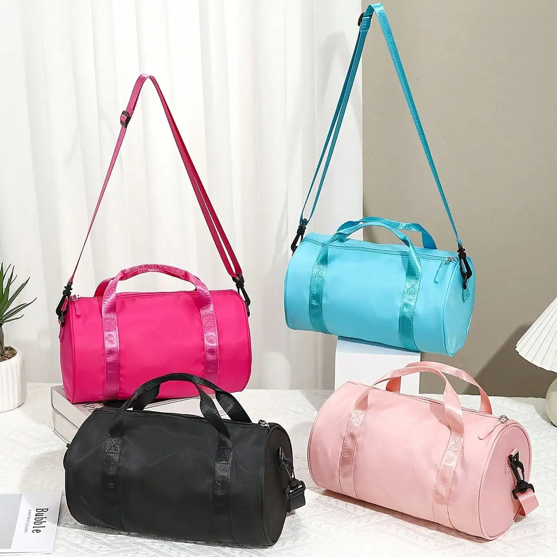 Mini Barrel Duffle Crossbody Gym Bag