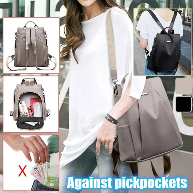 Waterproof Anti-Theft Oxford Women's Backpack