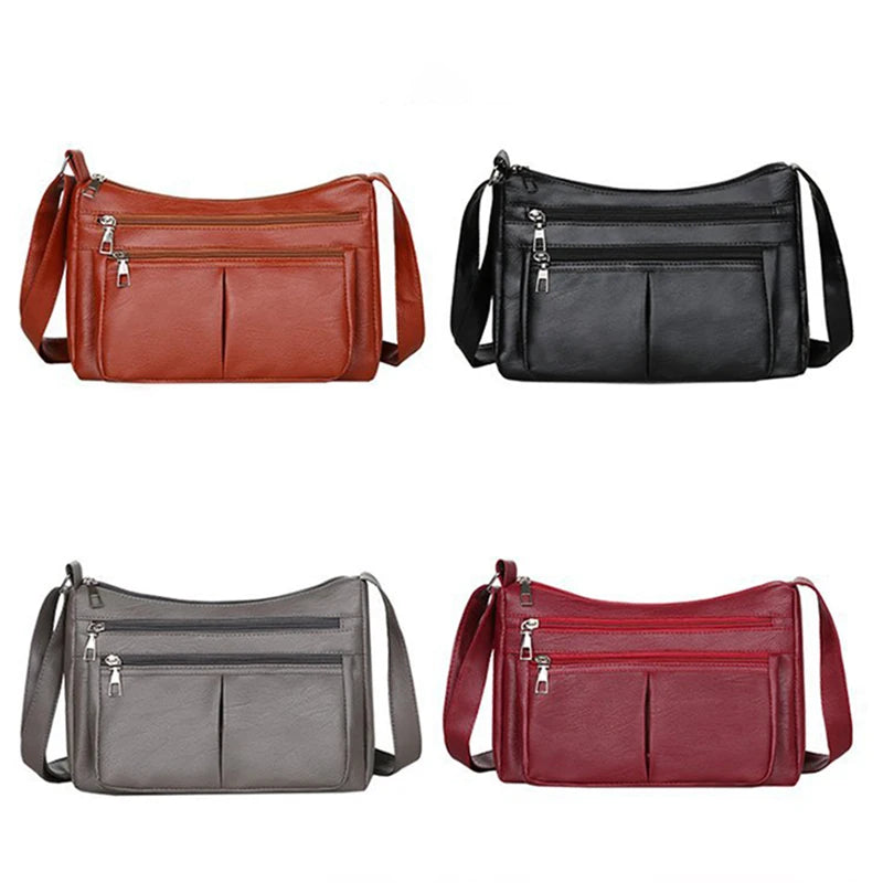 Women's Korean Handbag – 2026 Trend Luxury Soft Leather Shoulder & Crossbody Bag