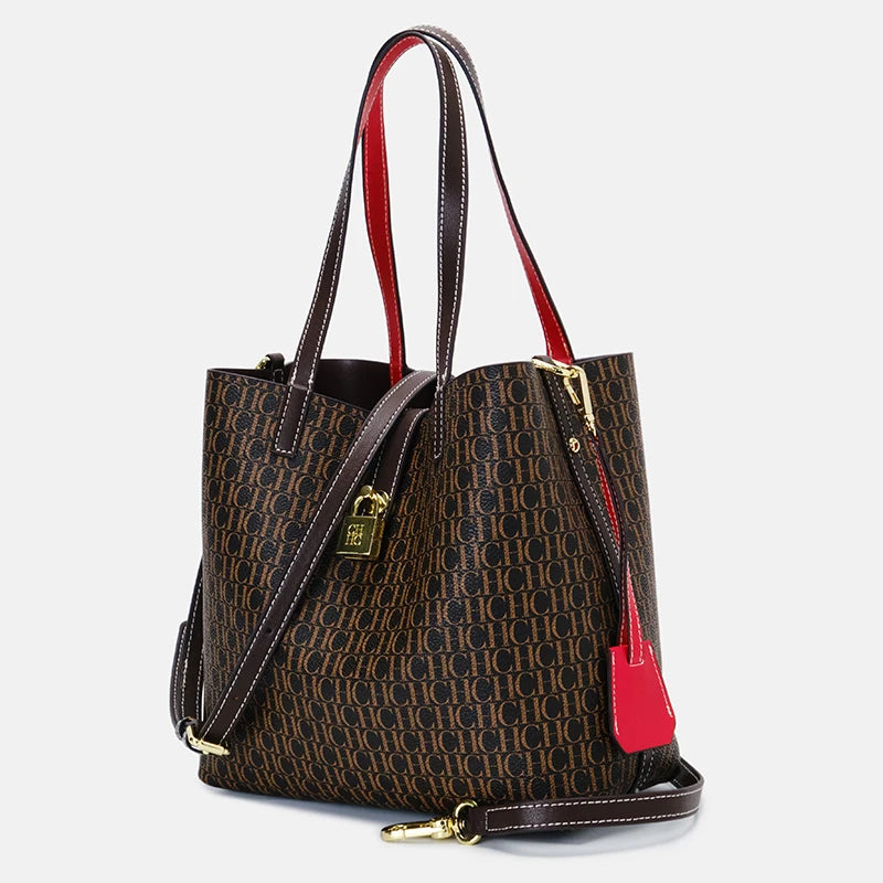 Women's PU Letter Print Crossbody Bag