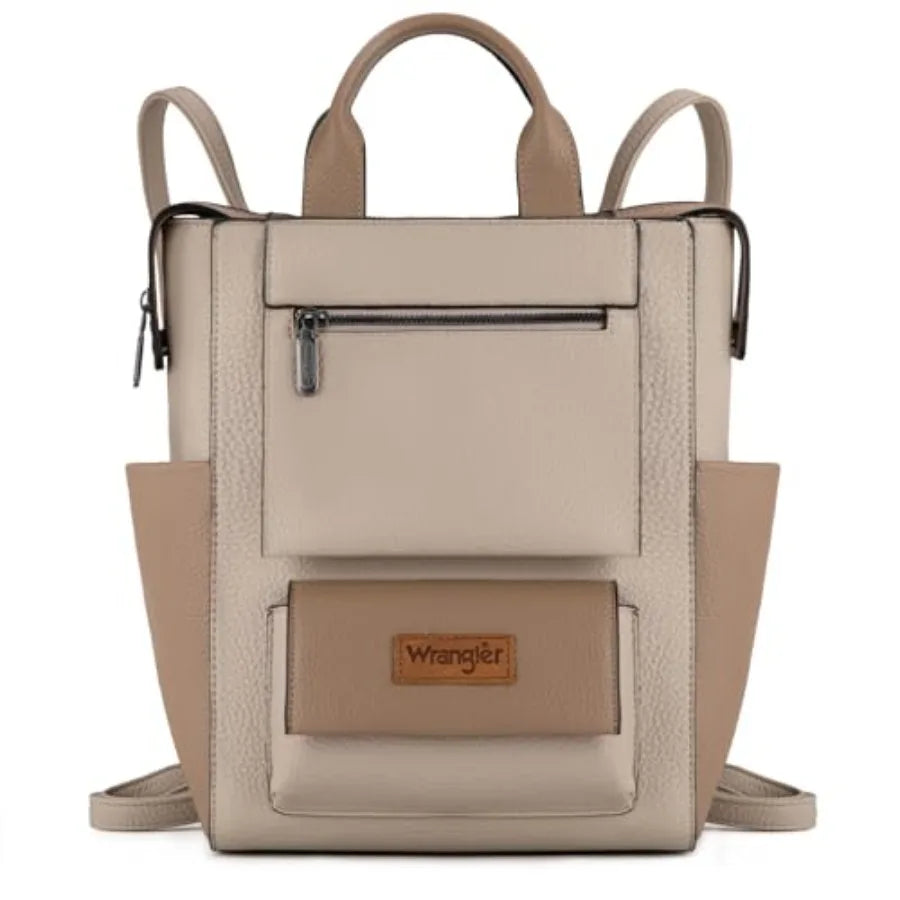 Wrangler Vegan Leather Anti-Theft Convertible Backpack