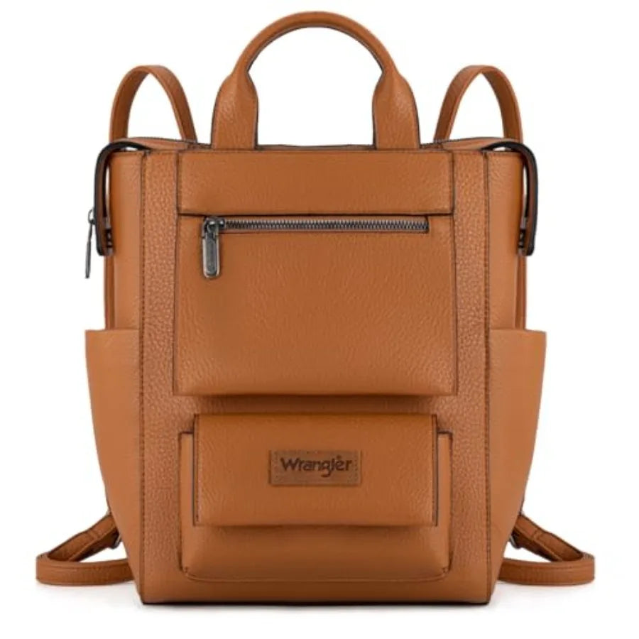 Wrangler Vegan Leather Anti-Theft Convertible Backpack