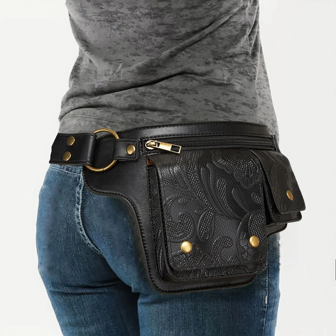 Utility Belt Waist Pack – Multi-Compartment Hip Pouch for Hiking, Camping & Travel