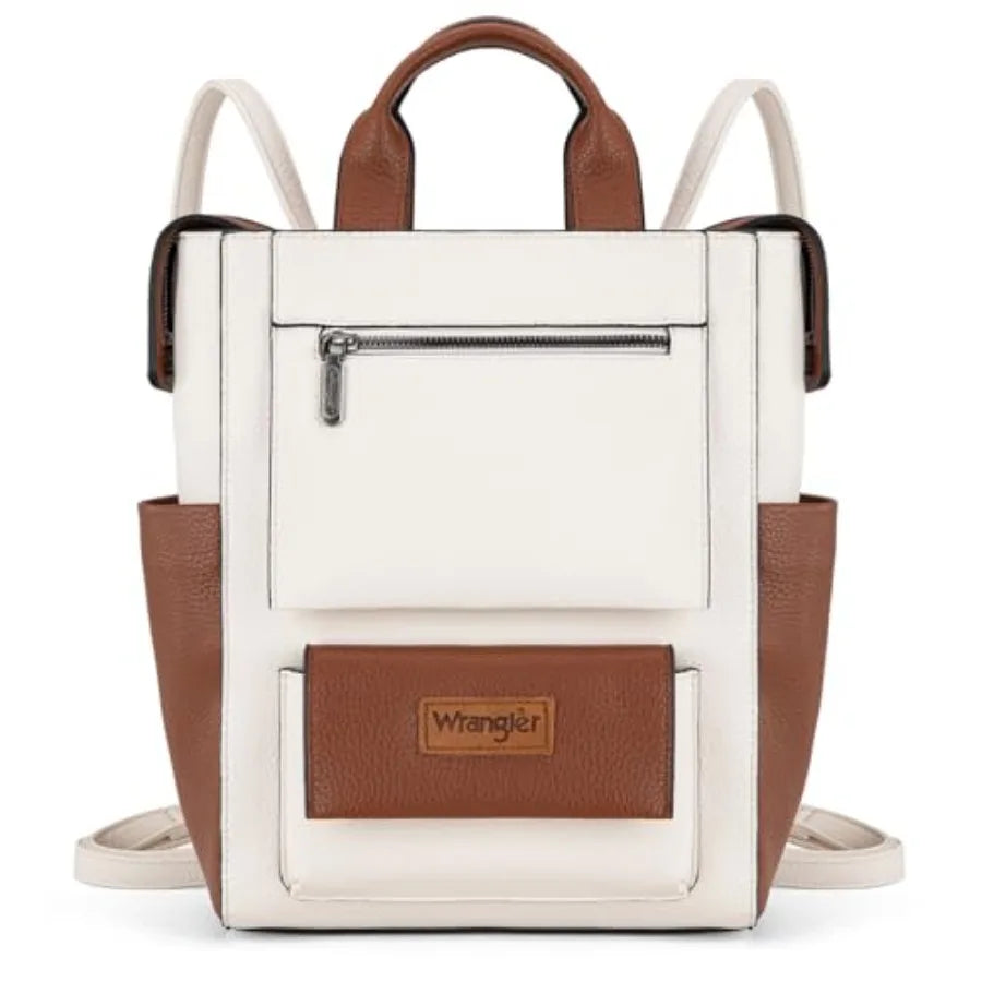 Wrangler Vegan Leather Anti-Theft Convertible Backpack