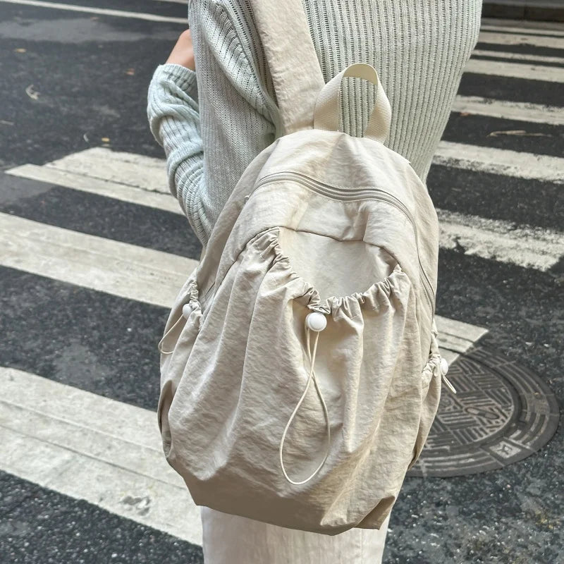 Women's Waterproof Nylon Bookbag Backpack