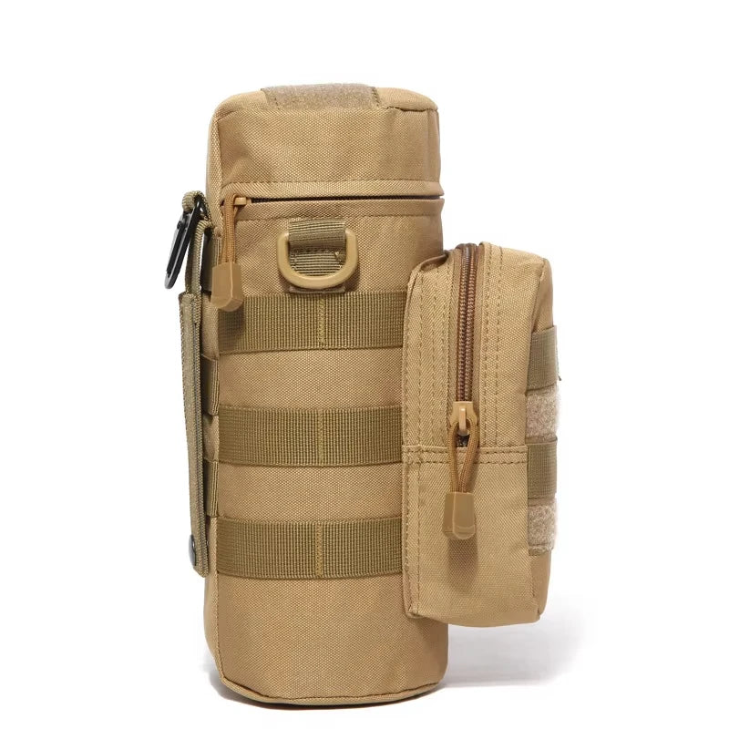 Tactical Molle Water Bottle Pouch – Outdoor Camping Hiking Kettle Carrier Bag