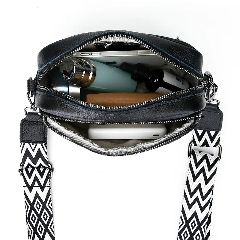 Genuine Leather Luxury Crossbody Bag for Women