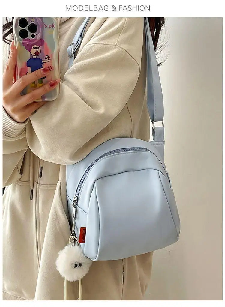 Women's Lightweight Nylon Shell Shoulder Bag