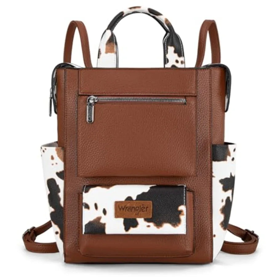 Wrangler Vegan Leather Anti-Theft Convertible Backpack