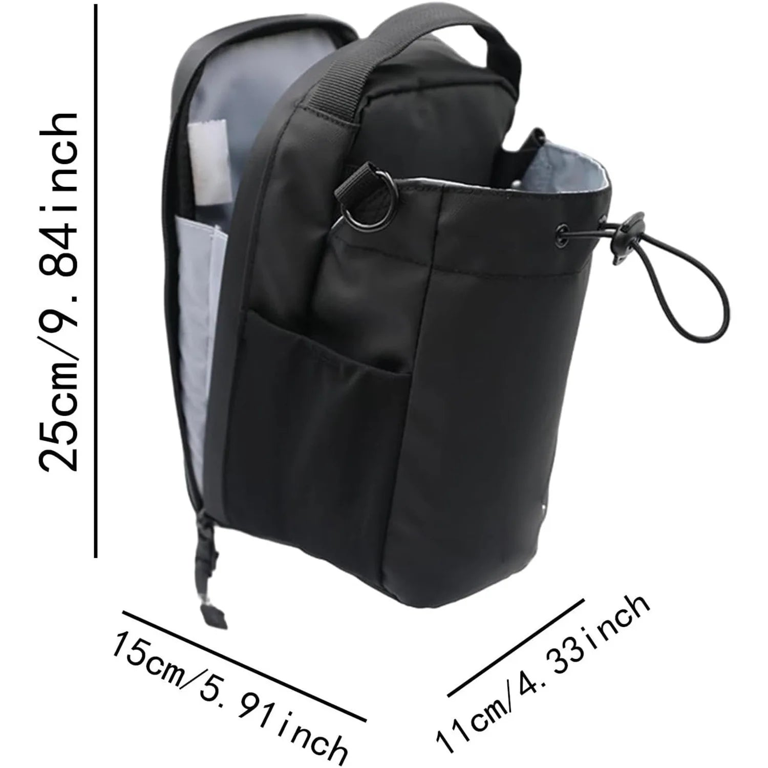 Magnetic Fitness Water Bottle Bag – Waterproof Portable Hanging Messenger Bag