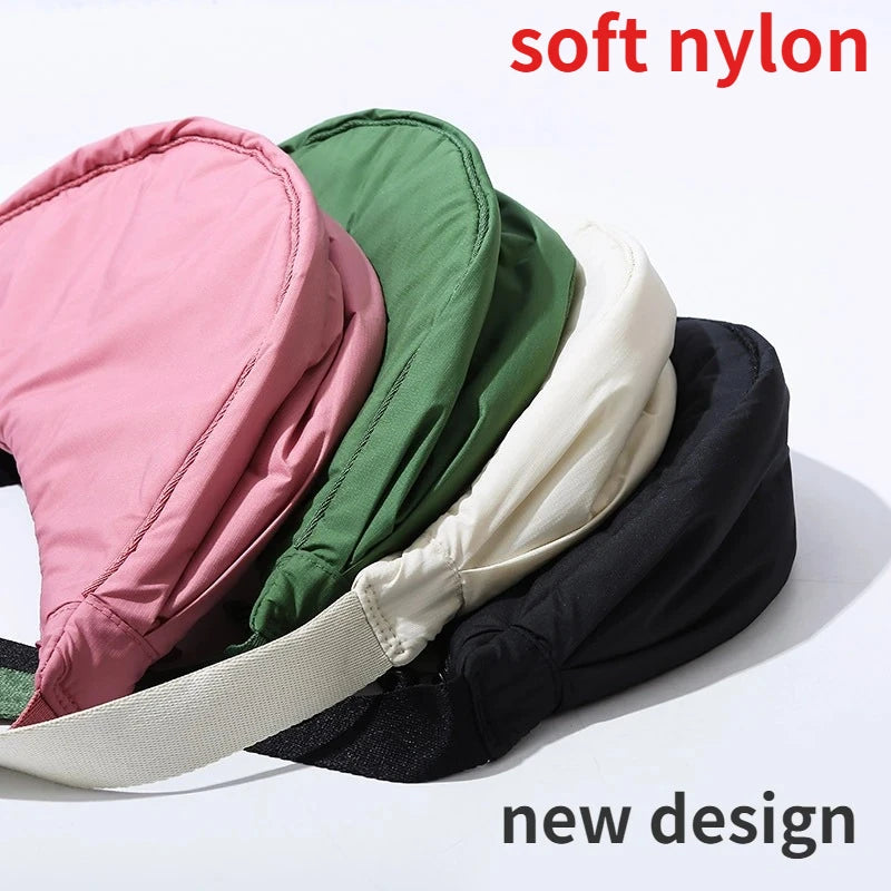 Women's Solid Colour Padded Crossbody Bag