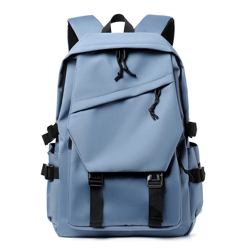 Solid Colour Casual Travel Backpack