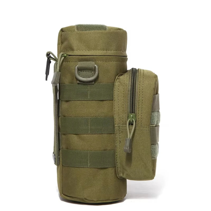 Tactical Molle Water Bottle Pouch – Outdoor Camping Hiking Kettle Carrier Bag