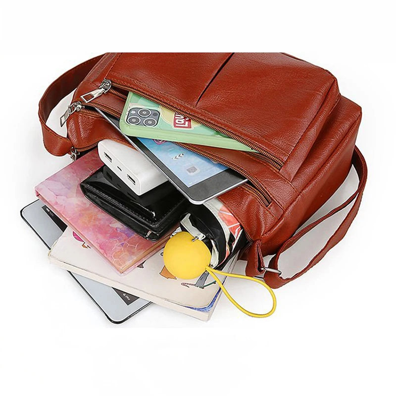 Women's Korean Handbag – 2026 Trend Luxury Soft Leather Shoulder & Crossbody Bag