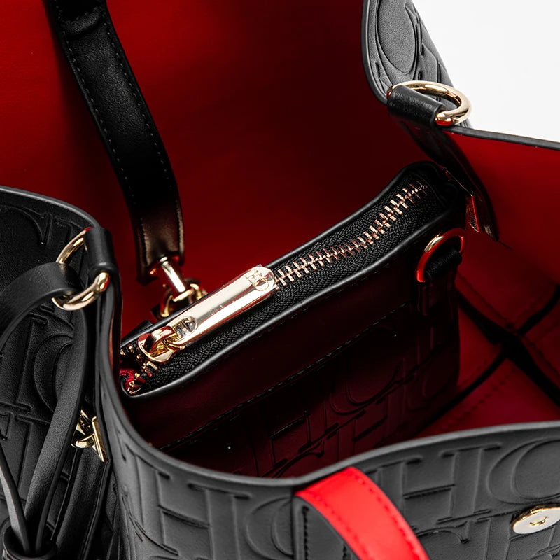 Steel Embossed Women's Tote Handbag