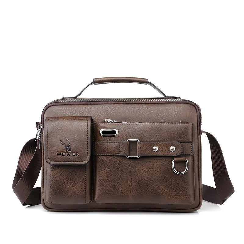 Men's Shoulder Crossbody Bag with Adjustable Strap – Business & Commute Bag