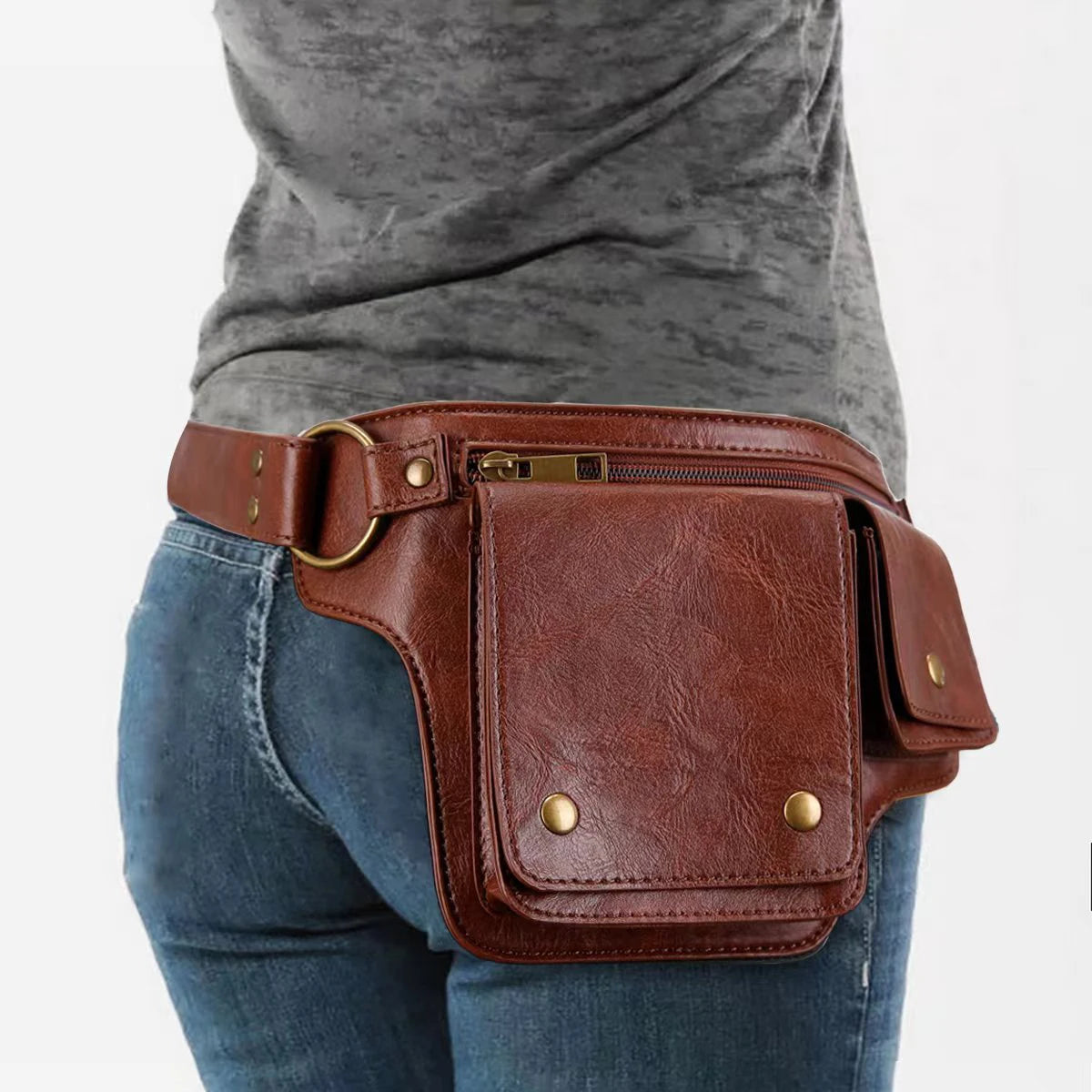 Utility Belt Waist Pack – Multi-Compartment Hip Pouch for Hiking, Camping & Travel