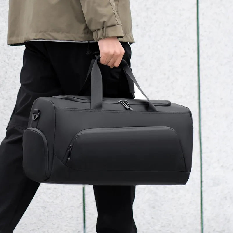 Sports Gym Bag with Shoe Compartment & Multi-Pockets