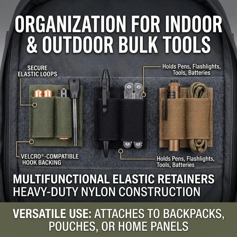Tactical 2-Hole Magic Patch Pouch – Quick-Detach Portable Storage Bag for Outdoor Sports