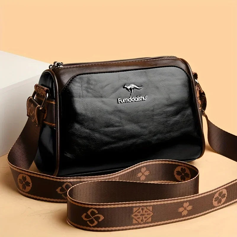 Women's Elegant Water-Resistant Crossbody Bag – Adjustable Strap & Zipper Closure