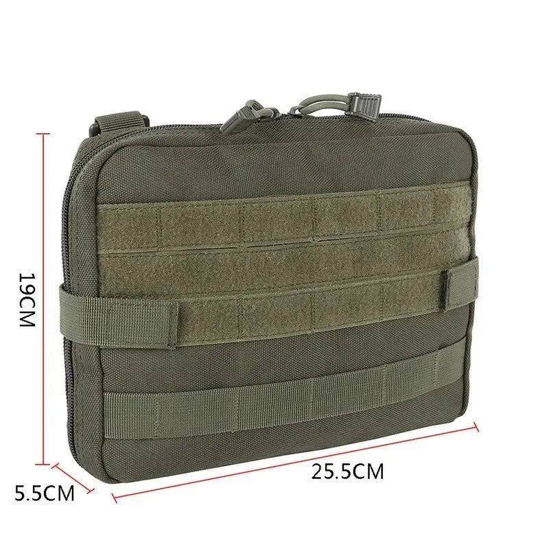 Military Tactical First Aid Kit Bag – Outdoor Emergency EDC Tool Kit for Camping & Hiking