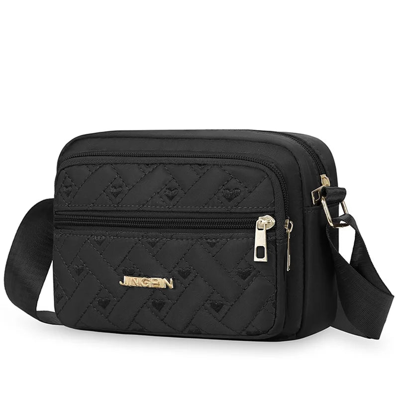 Women's Multi-Colour Quilted Casual Bag