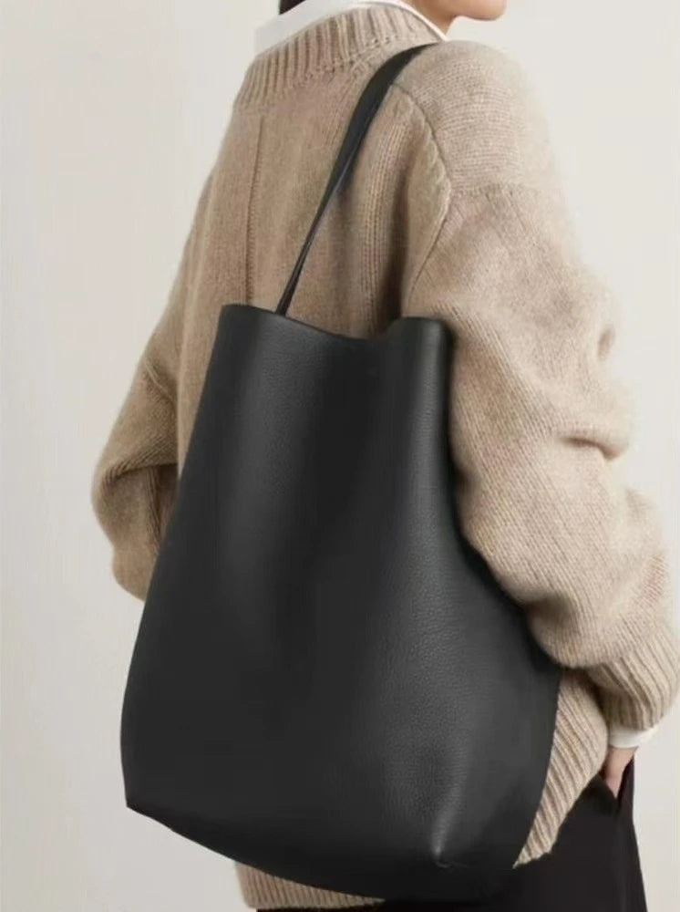 Women's PU Leather Bucket Shoulder Bag