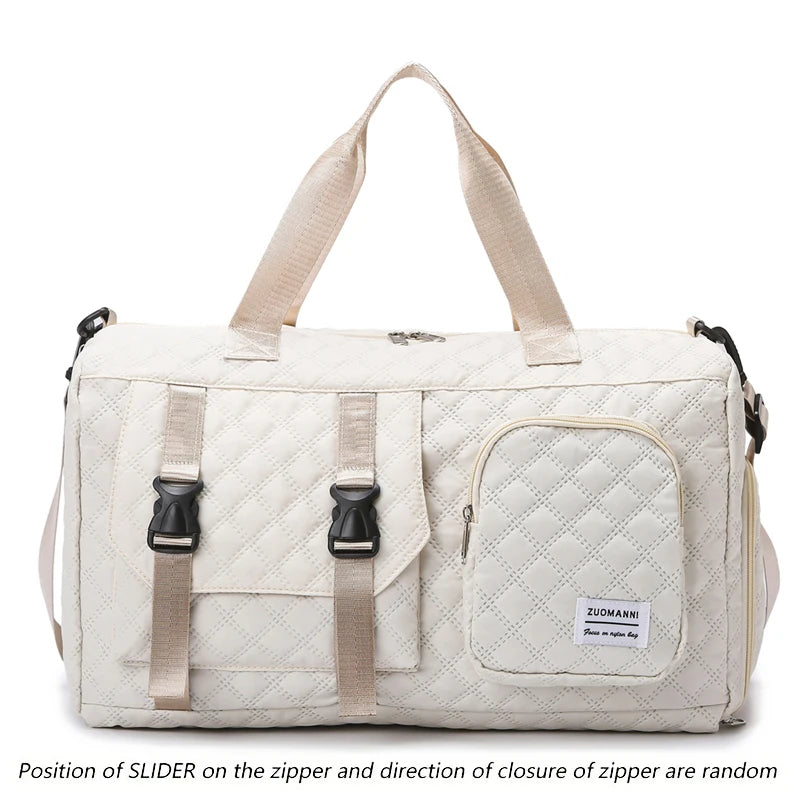 Argyle Sports Gym Duffel Bag for Travel & Training