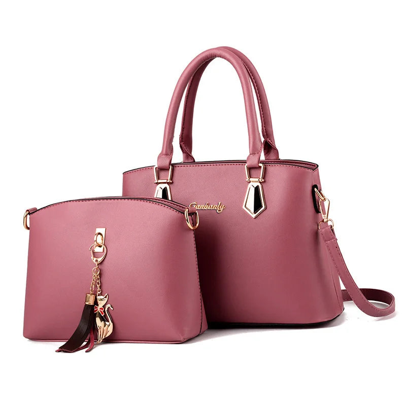 Women's 3-Piece Handbag Set | Shoulder & Commuter Bag
