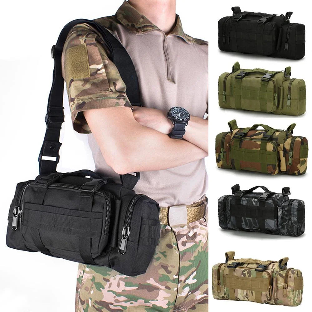 Outdoor Camouflage Waist Bag – Multifunctional Sport Climbing Pocket Bag