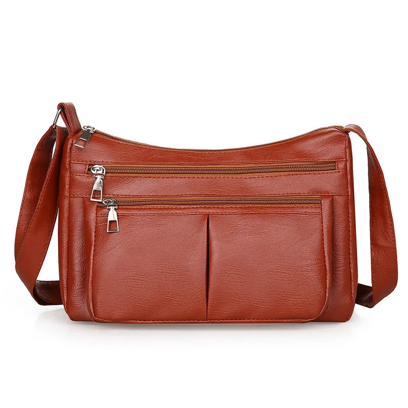 Women's Korean Handbag – 2026 Trend Luxury Soft Leather Shoulder & Crossbody Bag