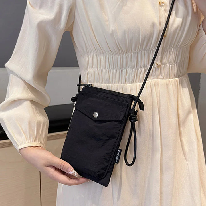 Street Washed Nylon Crossbody Bag for Women