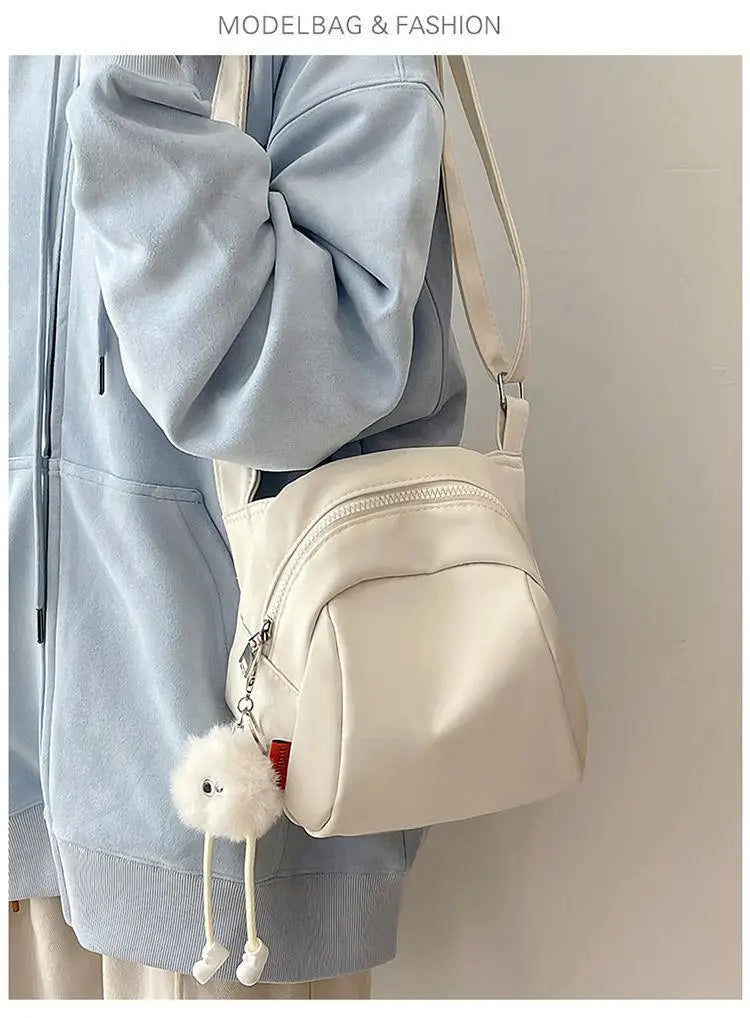 Women's Lightweight Nylon Shell Shoulder Bag