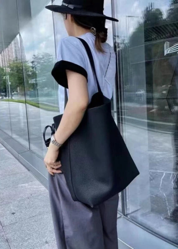 Women's PU Leather Bucket Shoulder Bag