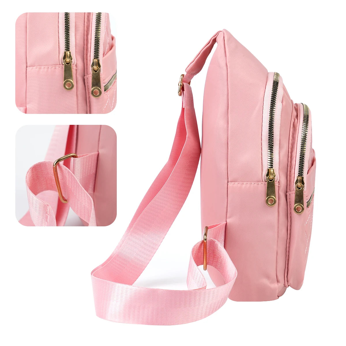 Quilted Sling Backpack for Men & Women
