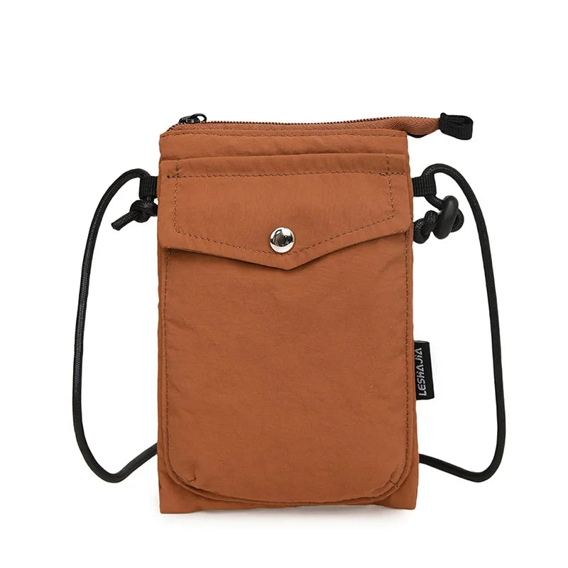 Street Washed Nylon Crossbody Bag for Women