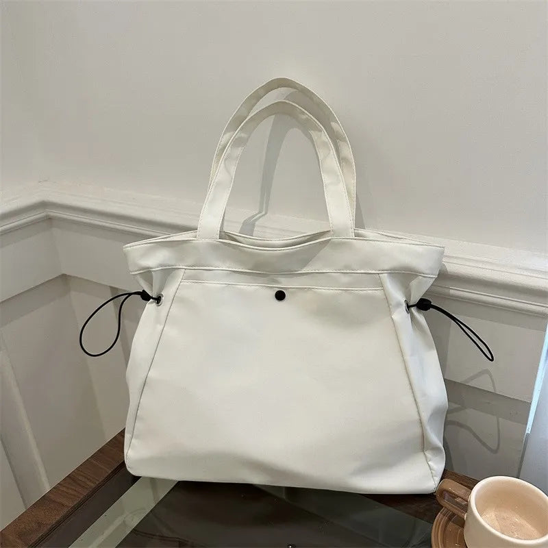 Women's Casual Drawstring Tote Shoulder Bag