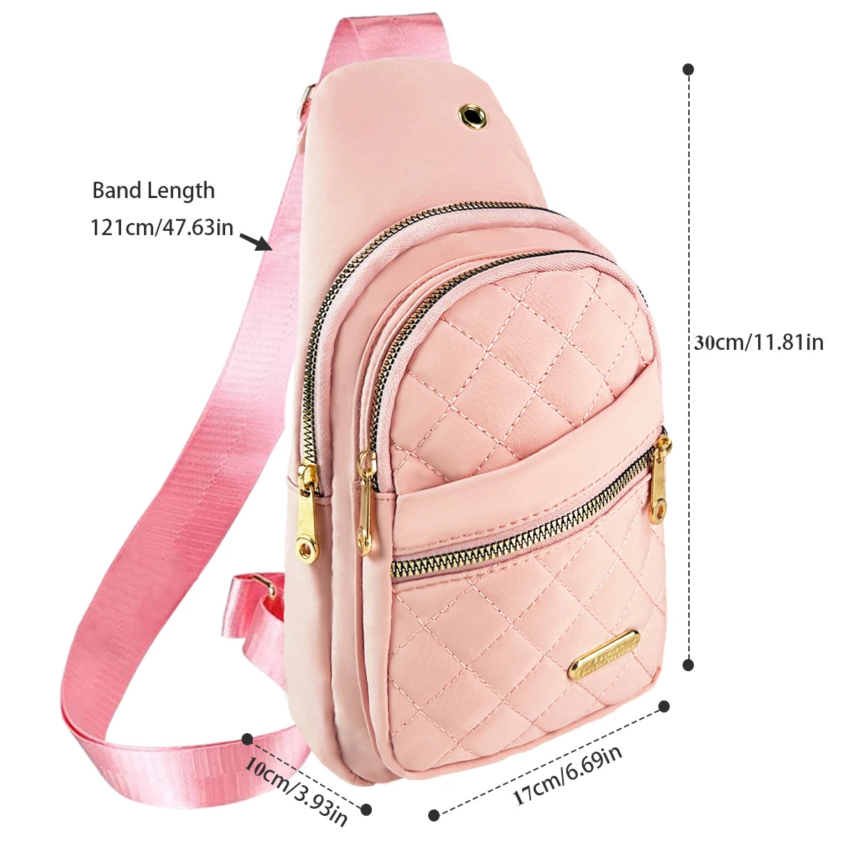 Quilted Sling Backpack for Men & Women