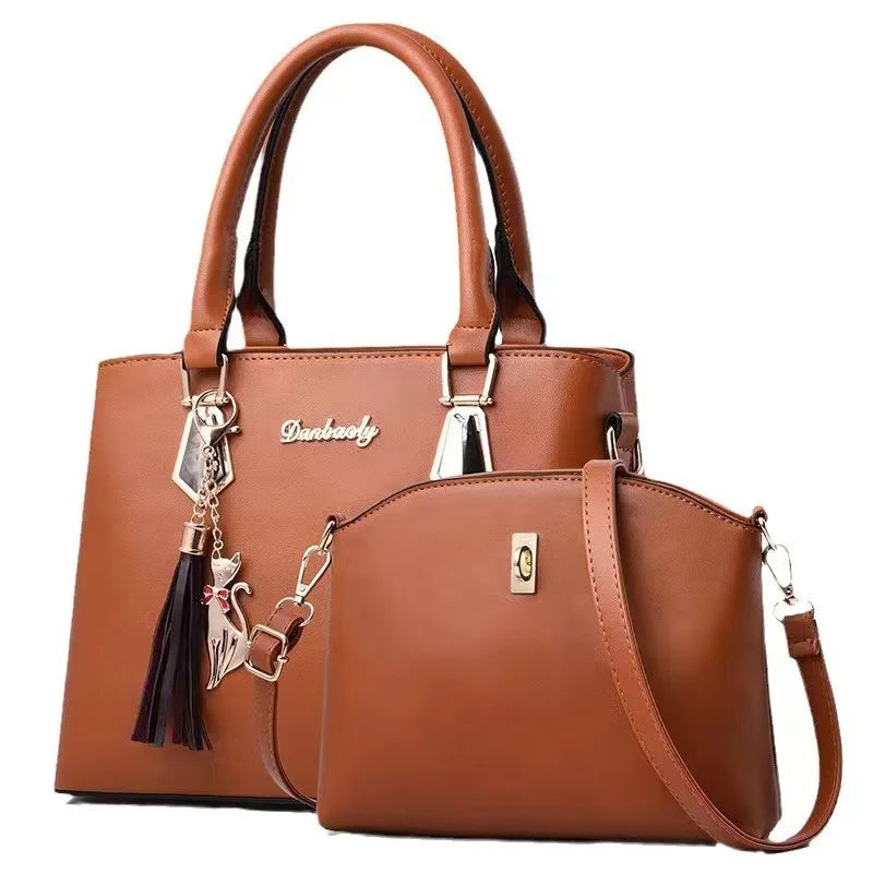 Women's 3-Piece Handbag Set | Shoulder & Commuter Bag