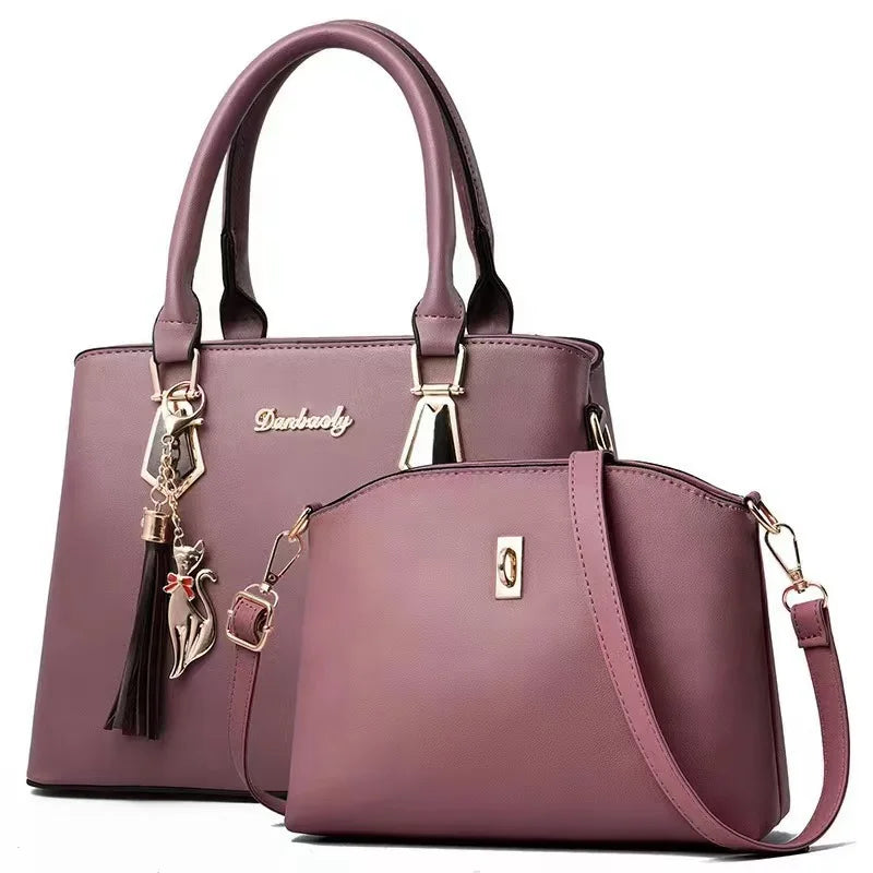 Women's 3-Piece Handbag Set | Shoulder & Commuter Bag