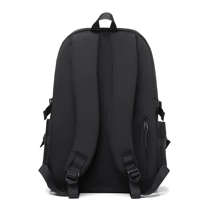 Solid Colour Casual Travel Backpack