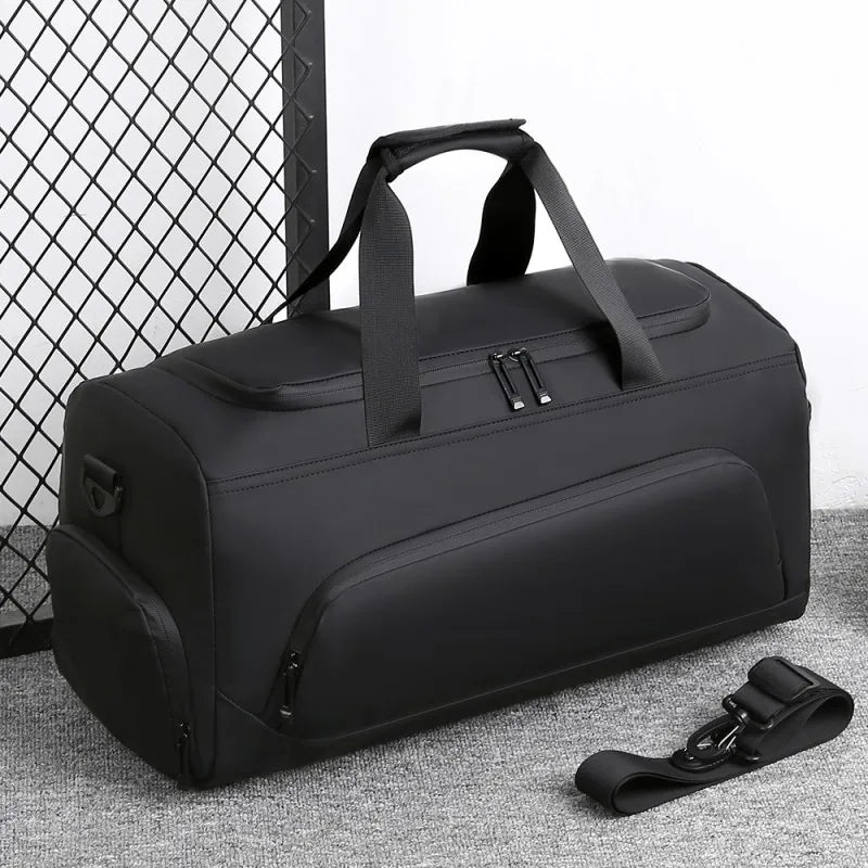 Sports Gym Bag with Shoe Compartment & Multi-Pockets