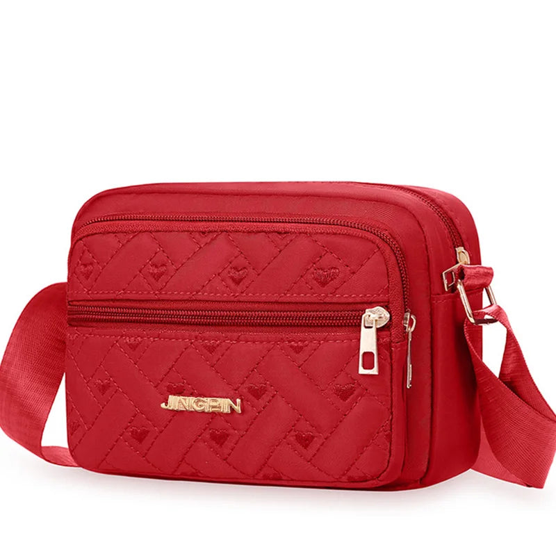 Women's Multi-Colour Quilted Casual Bag