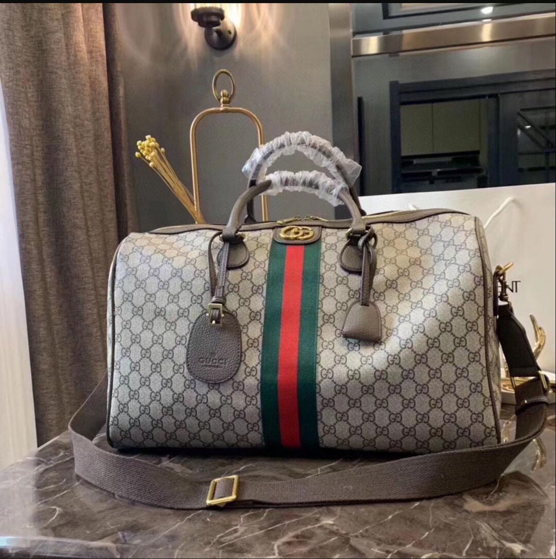Luxury GUCCI Handbag Travel Organizer – Large Capacity Luggage Accessories Bag